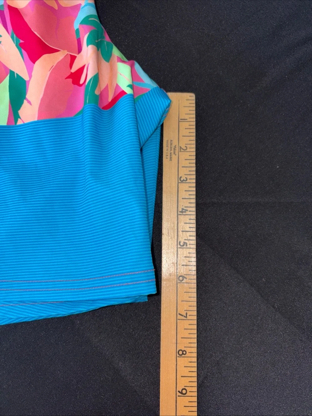 Vineyard Vines Men's Colorblock Tropical Swim Shorts - Red, Multi, Blue